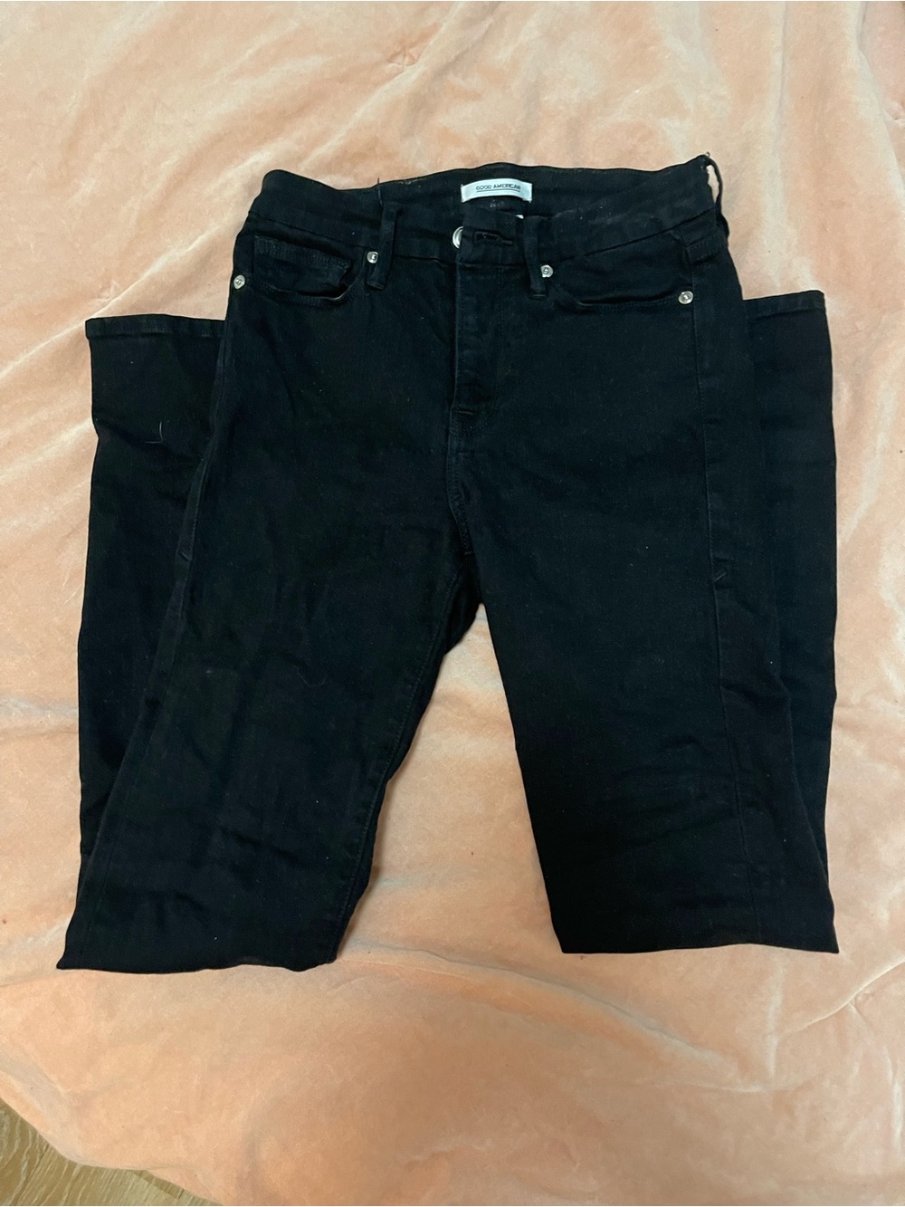 Good American Black Skinny Jeans
